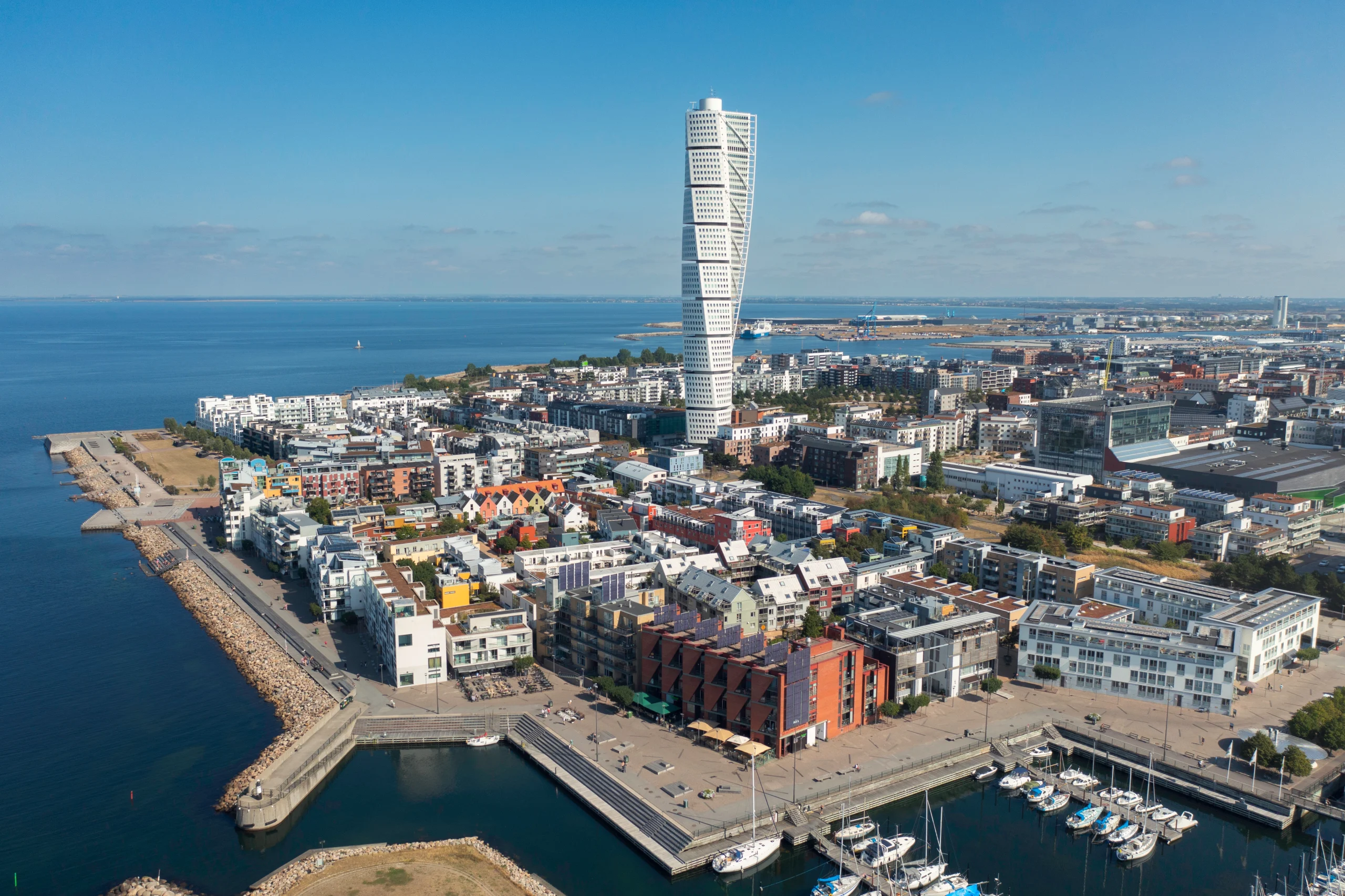 Turning Torso och Västra Hamnen, Malmö
