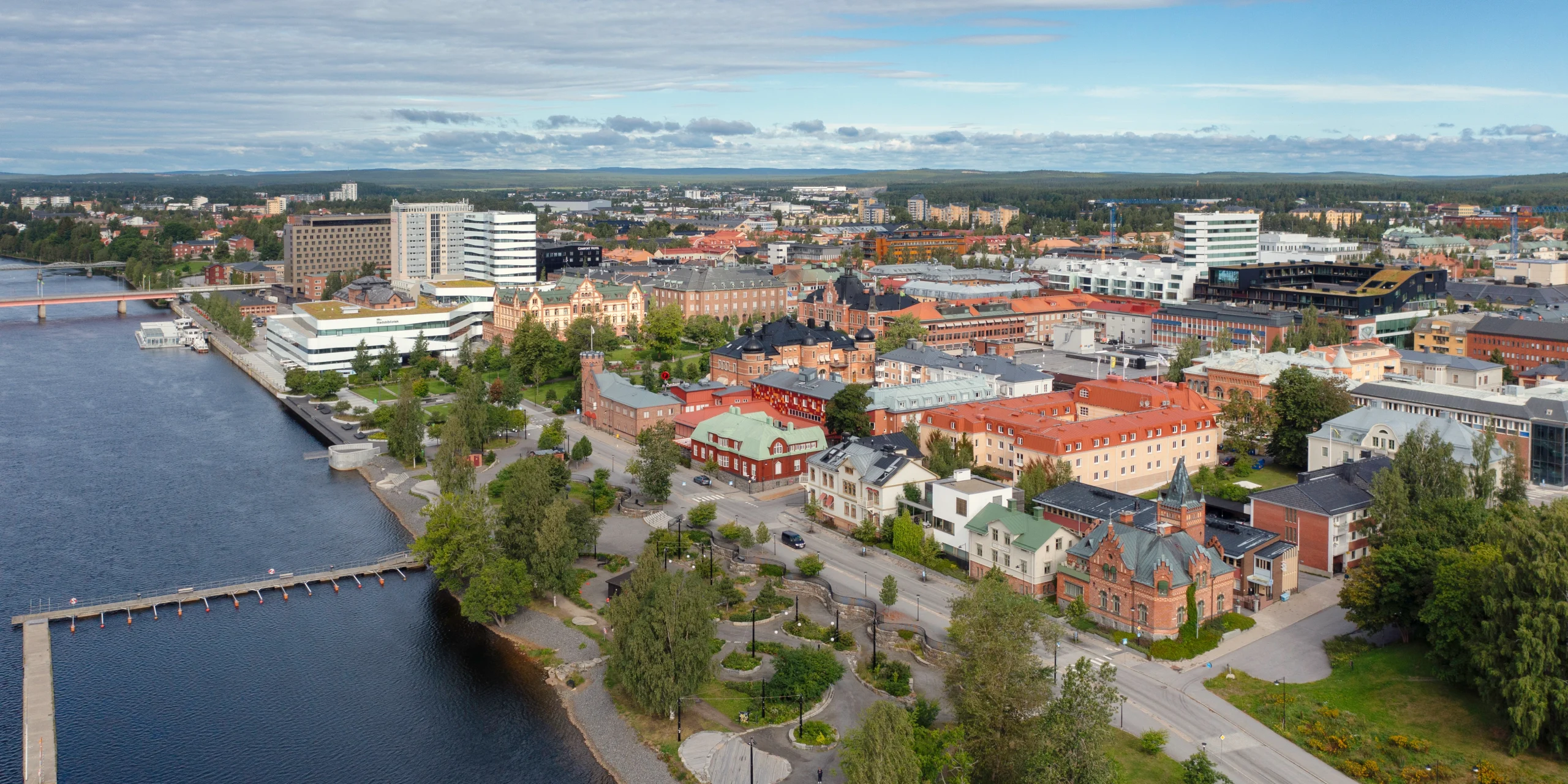 Umeälven genom centrala Umeå